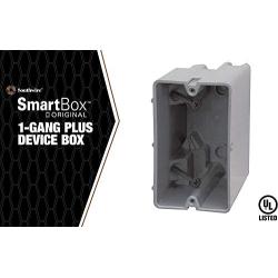 Madison Electric Products MSB22+ 1 Gang Device Box (22.5/Cu) with Depth Adjustable, Heavy Duty 42lb (Two Pack)