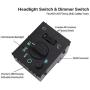 Headlight Switch Headlamp Dimmer Switch - Compatible with 2003-2006 Chevy Silverado, Suburban, Tahoe, GMC Sierra, Yukon, Cadillac Escalade - Replace D1595G, 19381535, 15194803, 1S8489