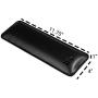Bailey 60% by Castle - Compact Wrist Rest for Keyboards with Around 61 Keys - Leather Ergonomic Computer Extra Firm Keyboard Wrist Support for Typists, Gaming, Heavy Office Use (Nightfall, 60% Size)