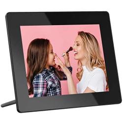Dragon Touch Digital Picture Frame, 8-Inch Wi-Fi Digital Photo Frame with IPS Touch Screen HD Display, 16GB Storage, Share Photos via App, Email, Cloud, Support USB Drive/SD Card - Classic 8