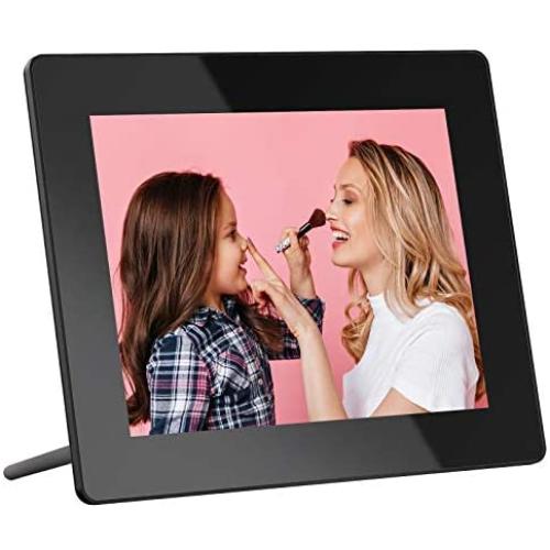 Dragon Touch Digital Picture Frame, 8-Inch Wi-Fi Digital Photo Frame with IPS Touch Screen HD Display, 16GB Storage, Share Photos via App, Email, Cloud, Support USB Drive/SD Card - Classic 8