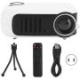 Mini Handheld Projector,Mini Portable Projector Household Projector … (Black and White)