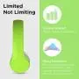 LilGadgets Connect+ Kids Premium Volume Limited Wired Headphones with SharePort and Inline Microphone (Children, Toddlers) - Green