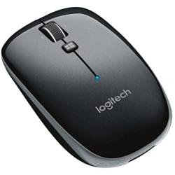 Logitech M557 Bluetooth Mouse – Wireless Mouse with 1 Year Battery Life, Side-to-Side Scrolling, and Right or Left Hand Use with Apple Mac or Microsoft Windows Computers and Laptops, Gray