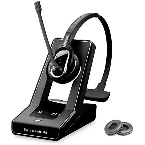 Sennheiser SD PRO1 ML Wireless Headset - PC & Desk Phone - MS Teams, Skype for Business, Lync, Compatible with Voice & Video Computer Apps - Zoom, Meet, Webex, Business Desk Phones, Mac, PC Ready Sennheiser SD PRO1 ML Wireless Headset - PC & Desk Phone - MS Teams, Skype for Business, Lync, Compatible with Voice & Video Computer Apps - Zoom, Meet, Webex, Business Desk Phones, Mac, PC Ready