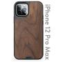 Mous - Protective Case for iPhone 12 Pro Max - Limitless 3.0 - Walnut - No Screen Protector