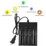 Skywolfeye 8 Pack 3.7v 5000mAh Rechargeable Battery Li-ion Button Top Battery and 4 Slot Battery Charger with 1Pcs 4000 Lumen 18650 Flashlight Zoomable, 5 Light Modes Waterproof for Camping Hiking