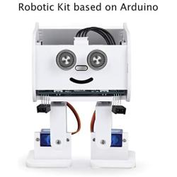 ELEGOO Penguin Bot Biped Robot Kit Compatible with Arduino Project with Assembling Tutorial,STEM Kit for Hobbyists, STEM Toys for Kids and Adults,White Version V2.0