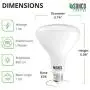 Sunco Lighting 6 Pack BR30 LED Bulb, 11W=65W, 6000K Daylight Deluxe, 850 LM, E26 Base, Dimmable, Indoor Flood Light for Cans - UL & Energy Star