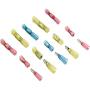Qibaok 320PCS Heat Shrink Bullet Connectors Kit Female & Male Bullet Butt Terminals Insulated Waterproof Electrical Marine Crimp Automotive Connectors