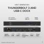 Plugable Thunderbolt 3 and USB C Docking Station with 96W Charging - Compatible with Mac and Windows Laptops, DisplayPort and HDMI, 2X USB-C, 3X USB 3.0, Gigabit Ethernet, Audio Jack - Horizontal