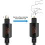 Digital Optical Audio Cable (6 Feet), Fiber Optical Toslink Cable for Home Theater, Sound Bar, TV, PS4, Xbox, VD/CD Player, Blu-ray Players,Game Console& More, 1.8M Digital Optical Audio Cable (6 Feet), Fiber Optical Toslink Cable for Home Theater, Sound Bar, TV, PS4, Xbox, VD/CD Player, Blu-ray Players,Game Console& More, 1.8M