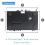 Pyle - 5 Channel Rack Mount Bluetooth Receiver, Home Theater Amp, Speaker Amplifier, Bluetooth Wireless Streaming, MP3/USB/SD/AUX/FM Radio, 200 Watt, w/ Digital ID3 LCD Display from - PDA7BU,Black