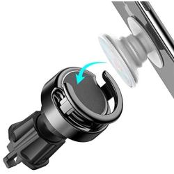 Clip Car Phone Mount Miracase Upgrade 2 in 1 Magnetic Air Vent Phone Holder for Car Designed for Cell Phone Compatible with iPhone X Xs Max XR 8 Plus 7 Plus Galaxy S20 S10 S9 Google