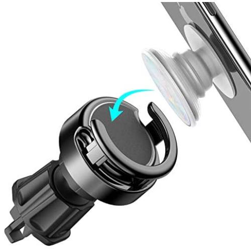 Clip Car Phone Mount Miracase Upgrade 2 in 1 Magnetic Air Vent Phone Holder for Car Designed for Cell Phone Compatible with iPhone X Xs Max XR 8 Plus 7 Plus Galaxy S20 S10 S9 Google