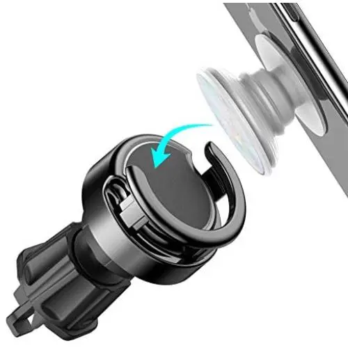 Clip Car Phone Mount Miracase Upgrade 2 in 1 Magnetic Air Vent Phone Holder for Car Designed for Cell Phone Compatible with iPhone X Xs Max XR 8 Plus 7 Plus Galaxy S20 S10 S9 Google