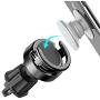 Clip Car Phone Mount Miracase Upgrade 2 in 1 Magnetic Air Vent Phone Holder for Car Designed for Cell Phone Compatible with iPhone X Xs Max XR 8 Plus 7 Plus Galaxy S20 S10 S9 Google