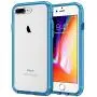 JETech Case for iPhone 8 Plus and iPhone 7 Plus 5.5-Inch, Shock-Absorption Bumper Cover, Anti-Scratch Clear Back (Blue)