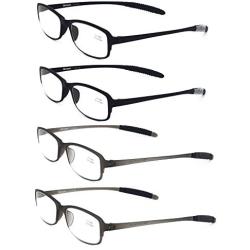 Computer Blue Light Blocking Reading Glasses(Flexible and Lightweight) UV Protection Readers Anti Eyestrain for Women Men