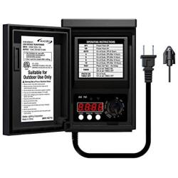 Malibu Power Pack 200watt Low-Voltage Weatherproof Transformer with Photo Sensor for Low-Voltage Landscape Lighting
