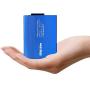 Bapdas 150W Car Power Inverter DC 12V to 110V AC Car Converter with 3.1A Dual USB Car Adapter-Blue