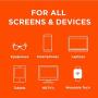 Screen Cleaner Kit by WHOOSH! - Best for Smartphones, iPads, Eyeglasses, e-Readers, Touchscreen & TVs - Includes 1 Unit of 500ml/16.9 fl oz (14x14) W! Cloth + Bonus (6x6) W!Cloth