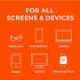 Screen Cleaner Kit by WHOOSH! - Best for Smartphones, iPads, Eyeglasses, e-Readers, Touchscreen & TVs - Includes 1 Unit of 500ml/16.9 fl oz (14x14) W! Cloth + Bonus (6x6) W!Cloth