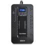 CyberPower EC850LCD Ecologic Battery Backup & Surge Protector UPS System, 850VA/510W, 12 Outlets, ECO Mode, Compact, Uninterruptible Power Supply