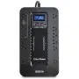 CyberPower EC850LCD Ecologic Battery Backup & Surge Protector UPS System, 850VA/510W, 12 Outlets, ECO Mode, Compact, Uninterruptible Power Supply