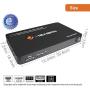 HDMI 3X3 Video Wall Controller from J-Tech Digital Supports 1080P with 13+ Display Modes, IR and RS232 Control from