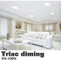 12 Pack 5/6 Inch LED Recessed Lighting, Baffle Trim, CRI90, 15W=100W, 1100lm, 3000K Warm White, Dimmable Recessed Lighting, Damp Rated LED Recessed Downlight, ETL Listed