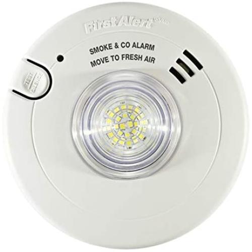 First Alert BRK 7030BSL Hardwired Hearing Impaired Combination Alarm with Led Strobe Light