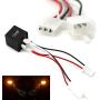 iJDMTOY GL88T1 Electronic LED Flasher w/Wiring Adapter Kit Compatible With Honda Gold Wing GL1800 F6B Bike Fix LED Turn Signal Bulbs Hyper Flash Issue