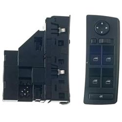 Front Driver Side Power Window Switch for 2001-2006 BMW E53 X5 (with Auto Dimming Mirrors)