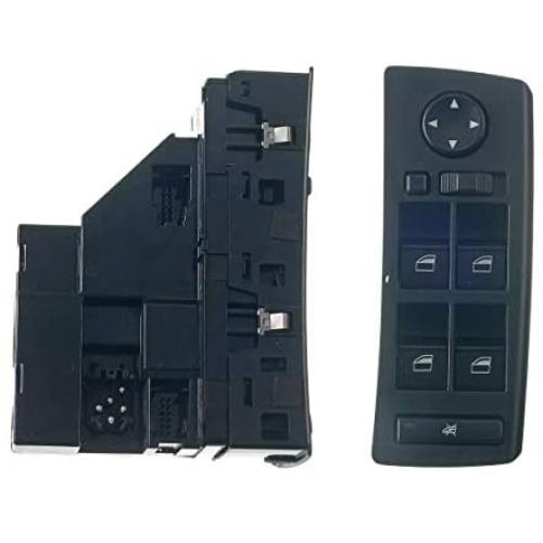 Front Driver Side Power Window Switch for 2001-2006 BMW E53 X5 (with Auto Dimming Mirrors)