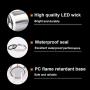 Yarstar 4pcs Metal Momentary Push Button Switch On Off 8mm Mounting Hole 1A Self-Reset Waterproof Starter Push Button