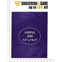 Poly mailers 12 x 15.5 Shipping Bags 12 x 15 1/2 by Amiff. Pack of 50 Poly envelopes. Dark Purple mailing Bags 2 mil Thick. Peel and Seal, Waterproof, Lightweight. Wrapping, Packing, Packaging.
