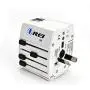 Travel Adapter, OREI Worldwide All in One Universal Power Converters Wall AC Power Plug Adapter Power Plug Wall Charger with Dual USB Charging Ports for USA EU UK AUS Cell phone Laptop