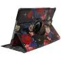 CenYouful iPad Case Fit 2018/2017 iPad 9.7 6th/5th Generation - 360 Degree Rotating iPad Air Case Cover with Auto Wake/Sleep Compatible with Apple iPad 9.7 Inch 2018/2017 (Black Roses)