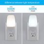 GE Daylight LED Night Light, 4 Pack, Dusk to Dawn, 5000K, UL-Listed, Ideal for Kitchen, Home Office, Bedroom, Nursery, Bathroom, 55992, 4