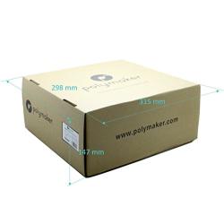 Polymaker PolyMax PLA 3D Printer Filament White (1.75mm, 3 kg). Fits Most FDM Printer
