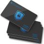 TICONN RFID Blocking Cards - 4 Pack, Premium Contactless NFC Debit Credit Card Passport Protector Blocker Set for Men & Women, Smart Slim Design Perfectly fits in Wallet/Purse… (4)