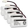 iMah Ryme B1-3 BT162342 BT262342 2.4V 300mAh Ni-MH Cordless Telephone Batteries Compatible with AT&T CL81101 EL5210 EL52400 VTech CS6409 CS6419 CS6429 CS80100 Handset, Pack of 4
