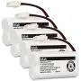 iMah Ryme B1-3 BT162342 BT262342 2.4V 300mAh Ni-MH Cordless Telephone Batteries Compatible with AT&T CL81101 EL5210 EL52400 VTech CS6409 CS6419 CS6429 CS80100 Handset, Pack of 4
