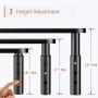 PUTORSEN Monitor Stand Riser with Vented Metal 3 Height Adjustable Dual Monitor Stand for Computer, Laptop, iMac, PC, Printer, Desktop Ergonomic Monitor Riser Stand with Non-Skid Rubber 2 Pack