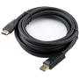 DTECH DisplayPort to HDMI Cable Male to Male Port with Gold Plated Connector (6 Feet, Black)