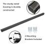 16 Outlets Heavy Duty Metal Socket Power Strip,Oviitech 15-Foot Long Extension Cord with Circuit Breaker. Mounting Brackets Included,Workshop/Industrial use, ETL Certified，Black