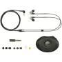 Shure SE425-V Professional Sound Isolating Earphones with Dual High Definition MicroDrivers, Secure In-Ear Fit - Silver