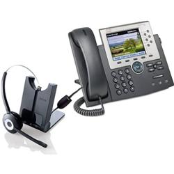 Cisco Phone Compatible JabCisco Compatible Jabra 920 Wireless Headset Bundle with EHS Adapter Included - Cisco IP Phones: 6945, 7821, 7861, 7942, 7945, 7962, 7965, 7975, 8841, 8851, 8861
