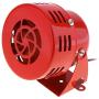 ePathChina Universal 12V Red Automotive Motorcycle Horns Air Raid Siren Horn Car Truck Motor Driven Alarm